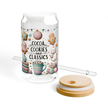 Cocoa, Cookies, and Classics Sipper Glass
