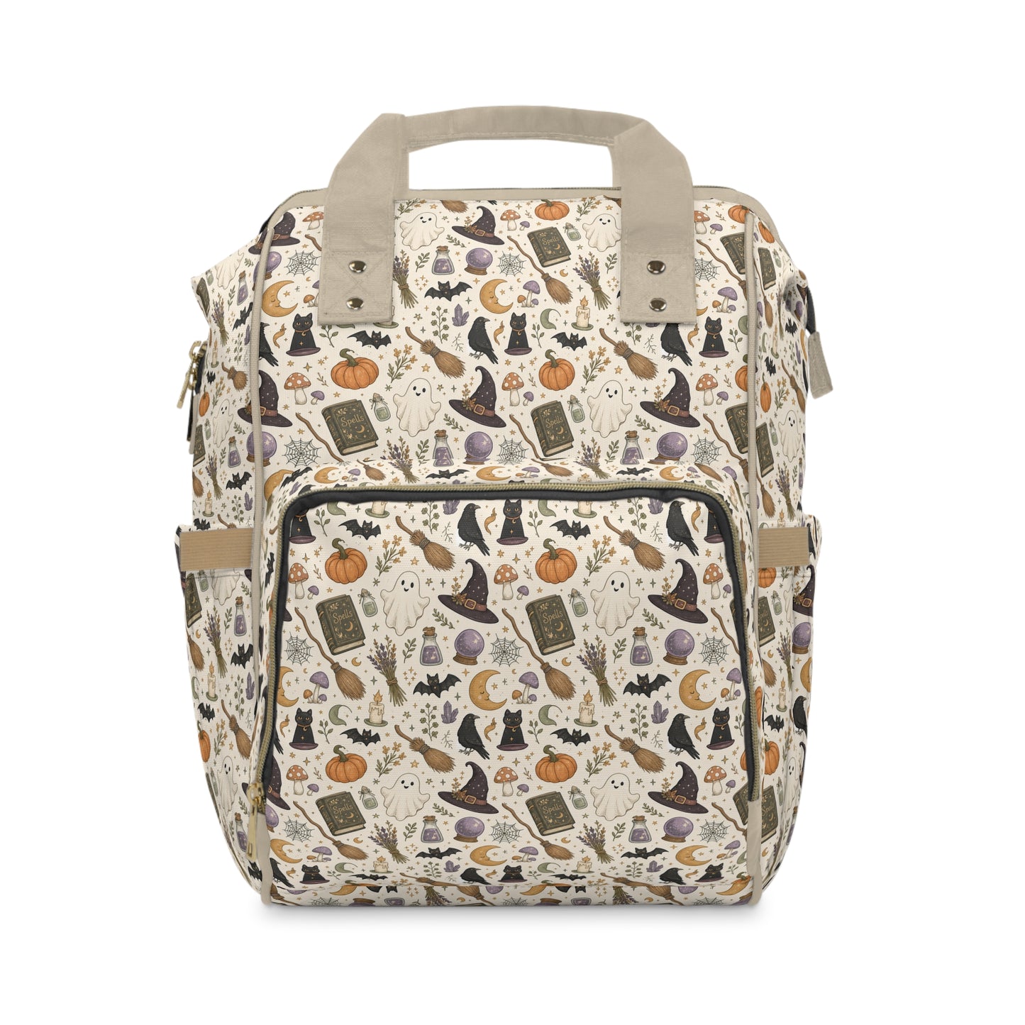 Halloween Witch Pattern Diaper Backpack