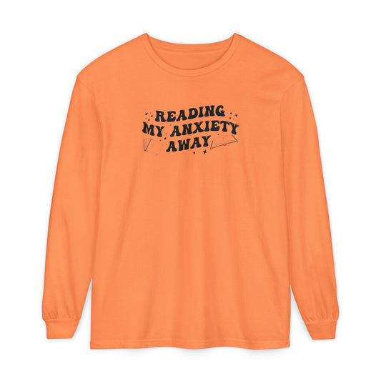 Reading My Anxiety Away Long Sleeve Tee