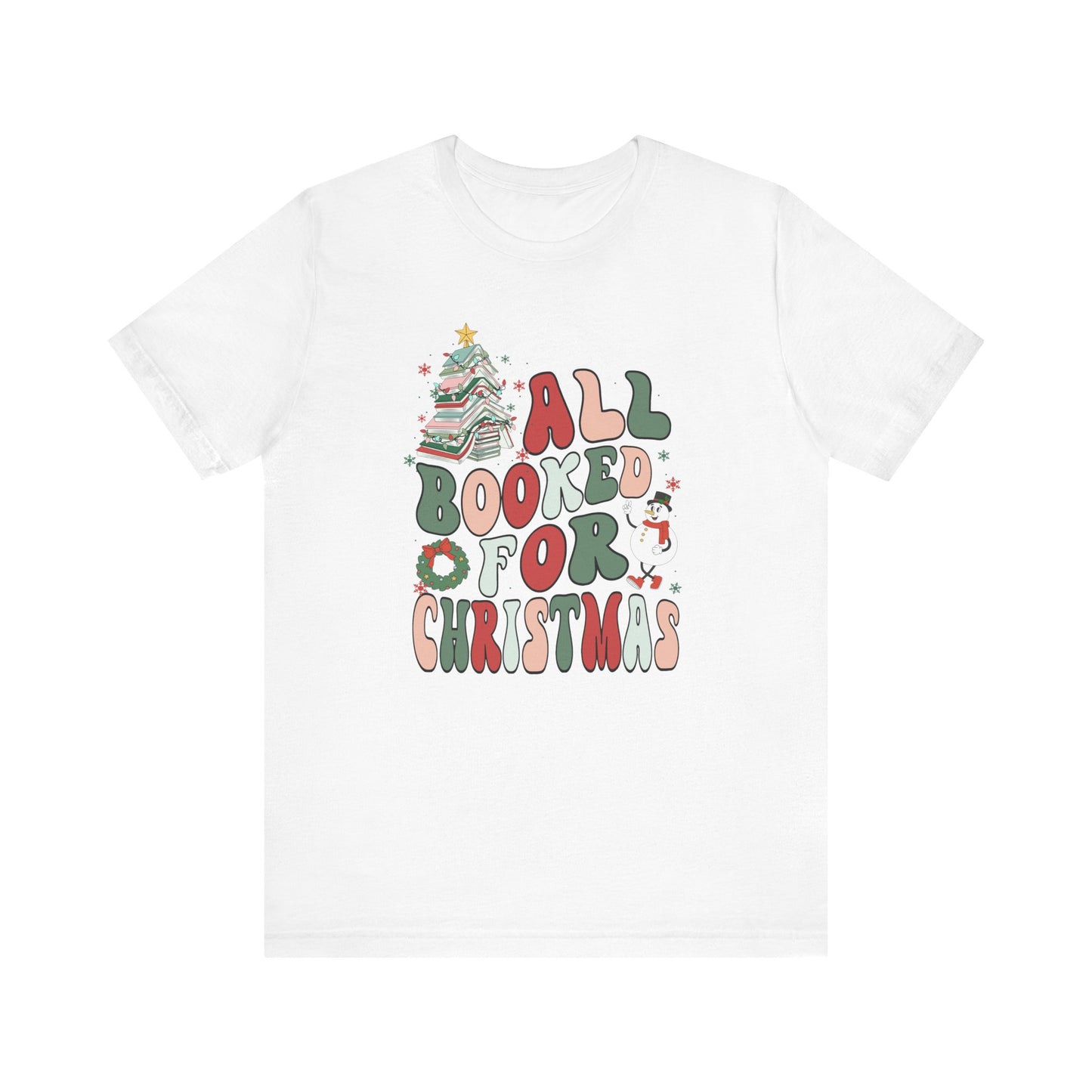 All Booked for Christmas Tee