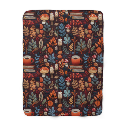 Autumn Tales Sherpa Blanket