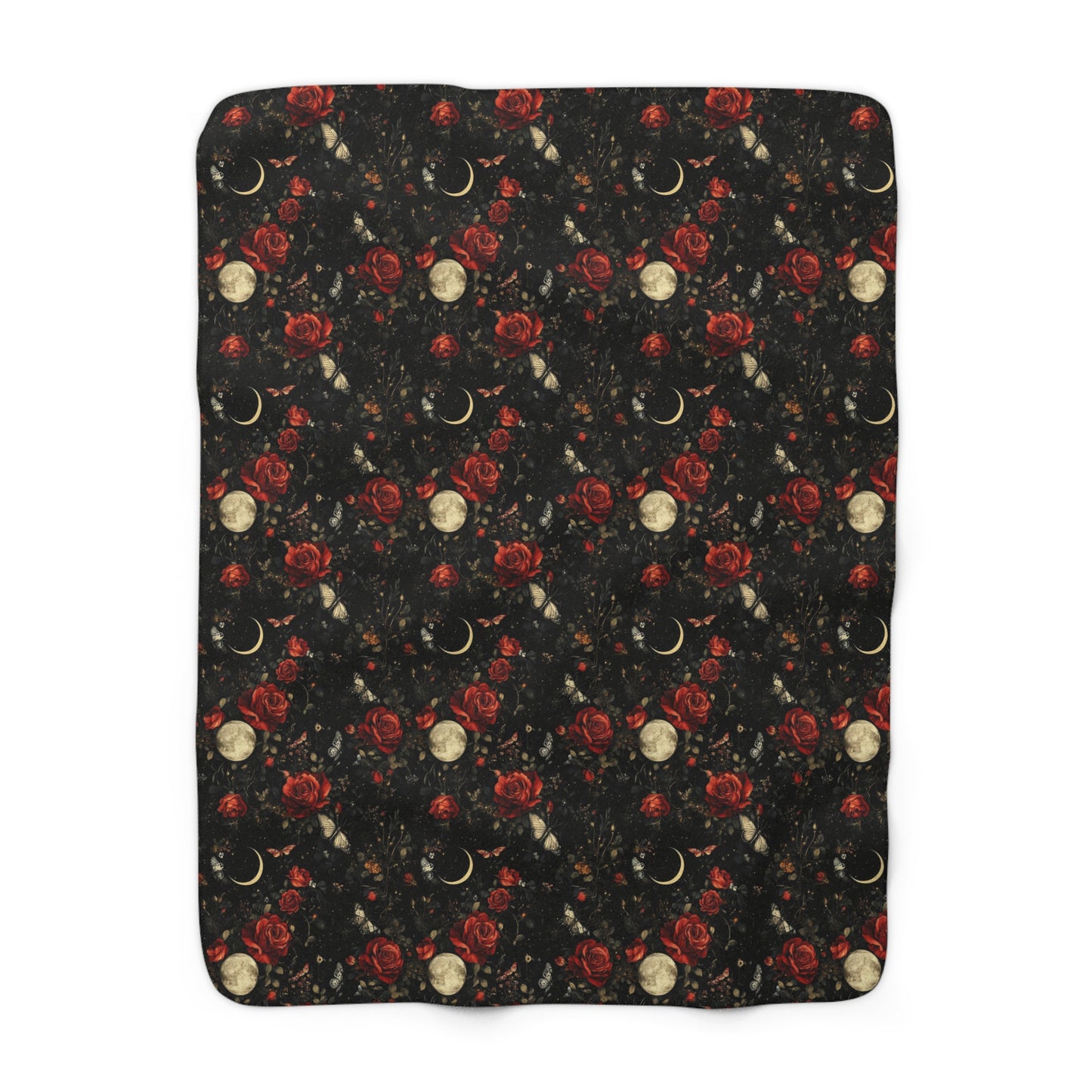 Midnight Romance Sherpa Blanket