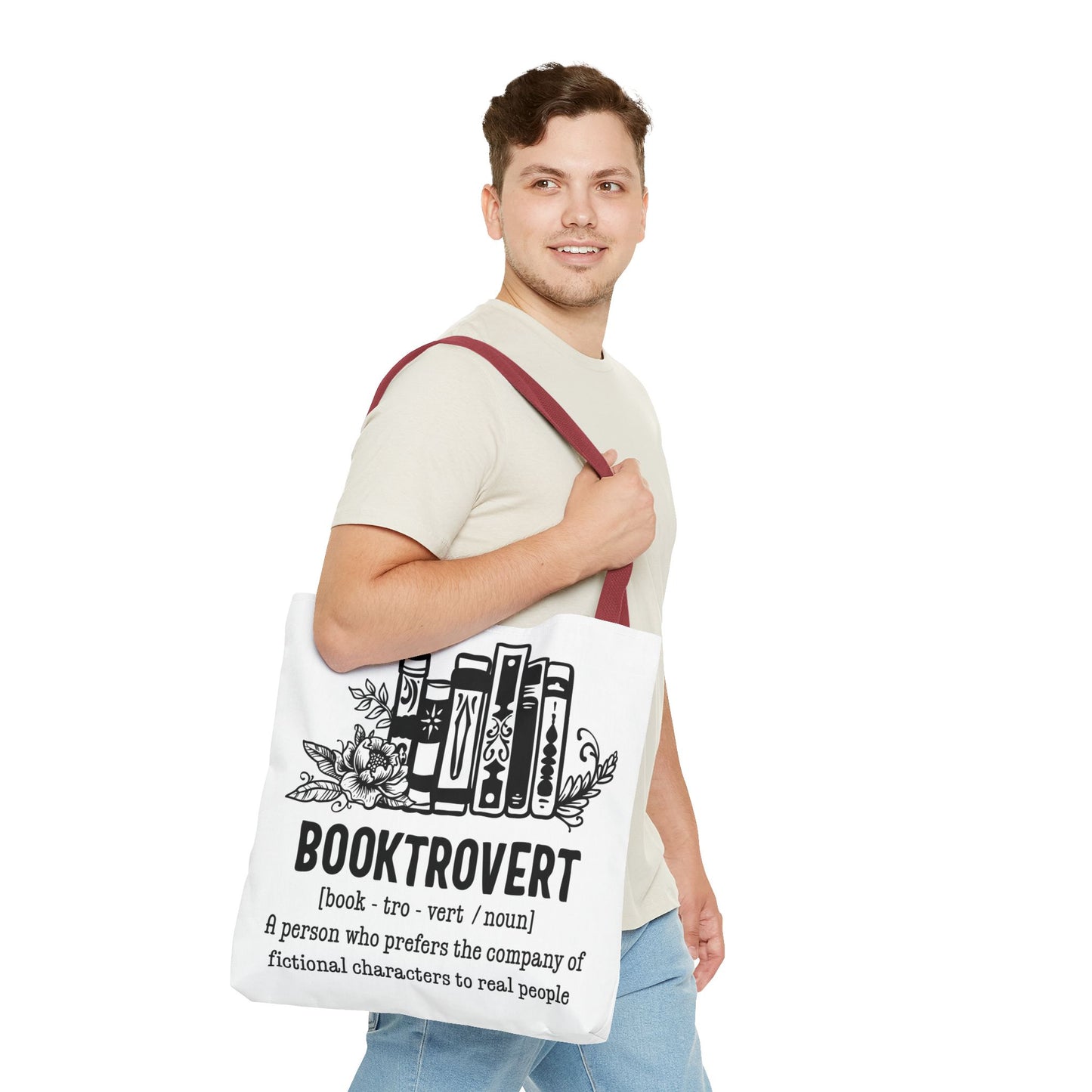 Booktrovert Definition Tote Bag