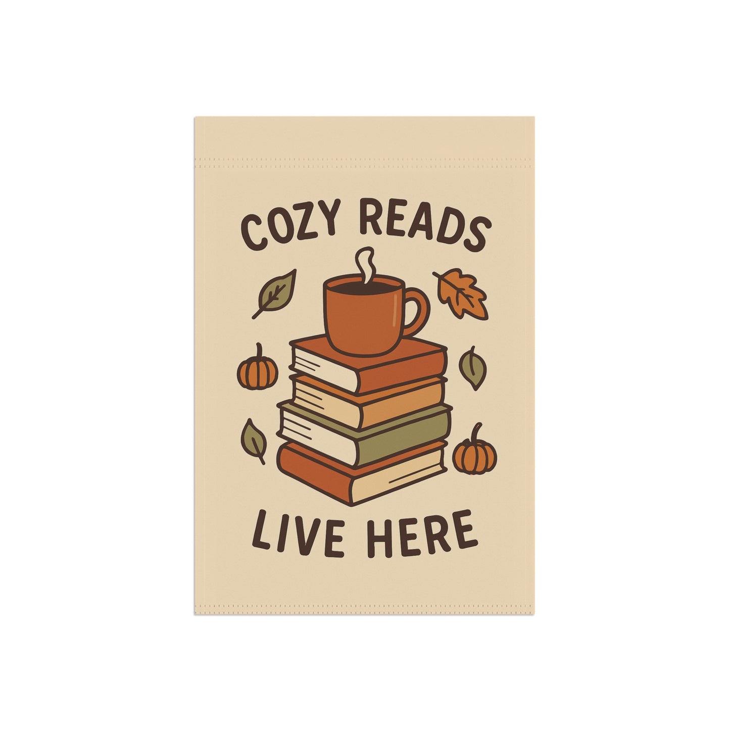 Cozy Reads Live Here Flag