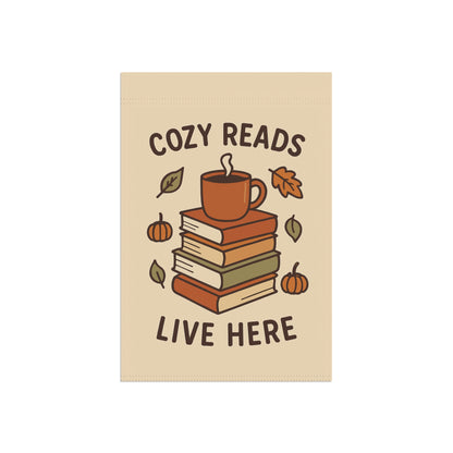 Cozy Reads Live Here Flag