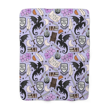 Fourth Wing Sherpa Blanket