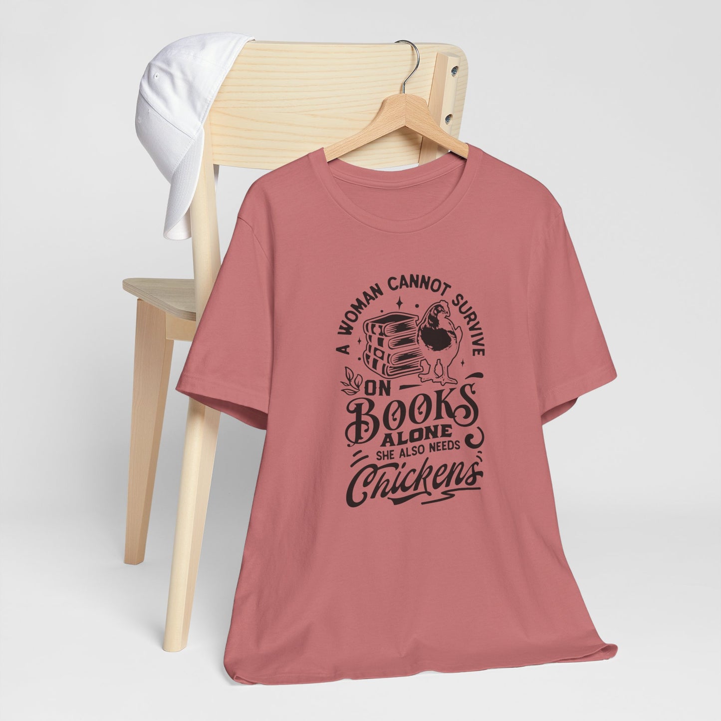 Books & Chickens Tee