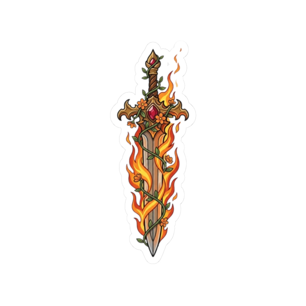 Fireheart Sword Sticker