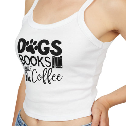 Dogs Books & Coffee Tank