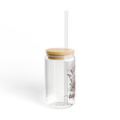 A Bookish Mom Sipper Glass