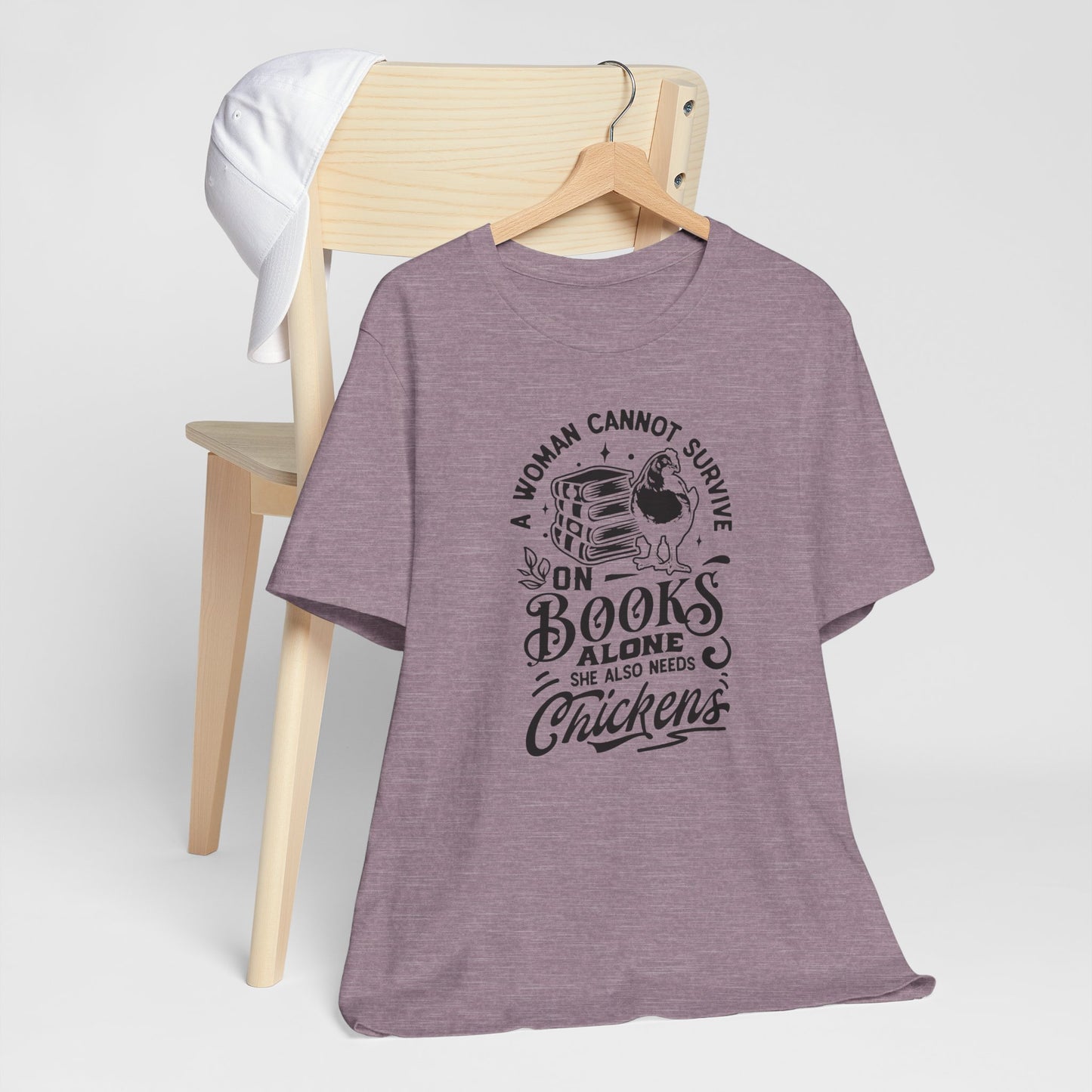 Books & Chickens Tee