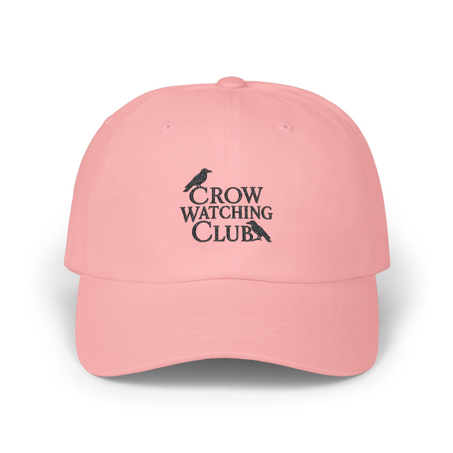 Crow Watching Club Embroidered Hat
