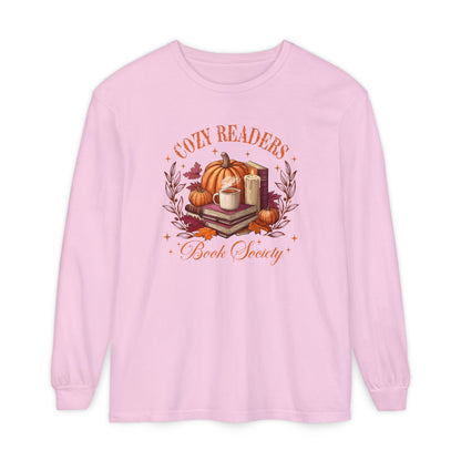 Cozy Readers Book Society Long Sleeve Tee