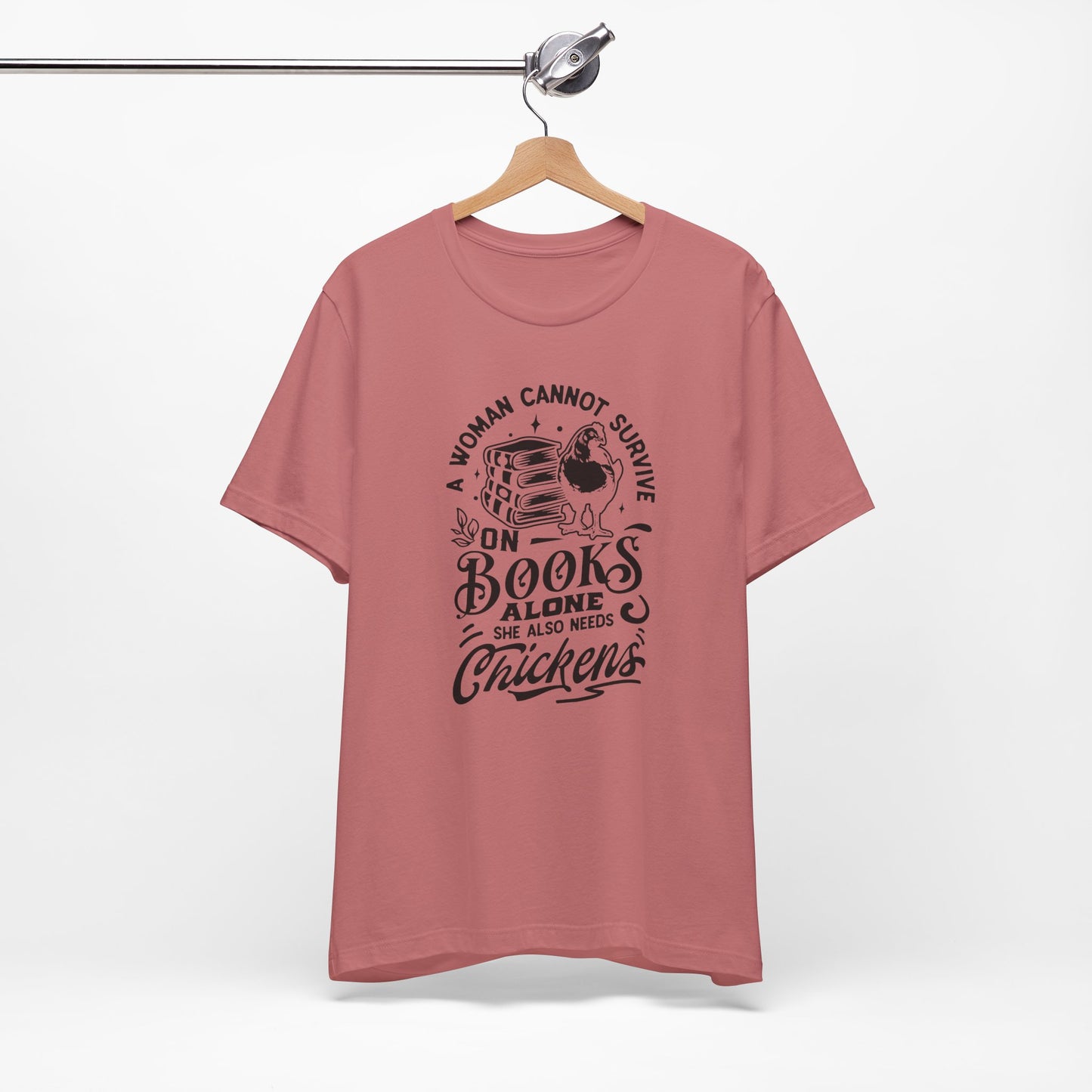 Books & Chickens Tee