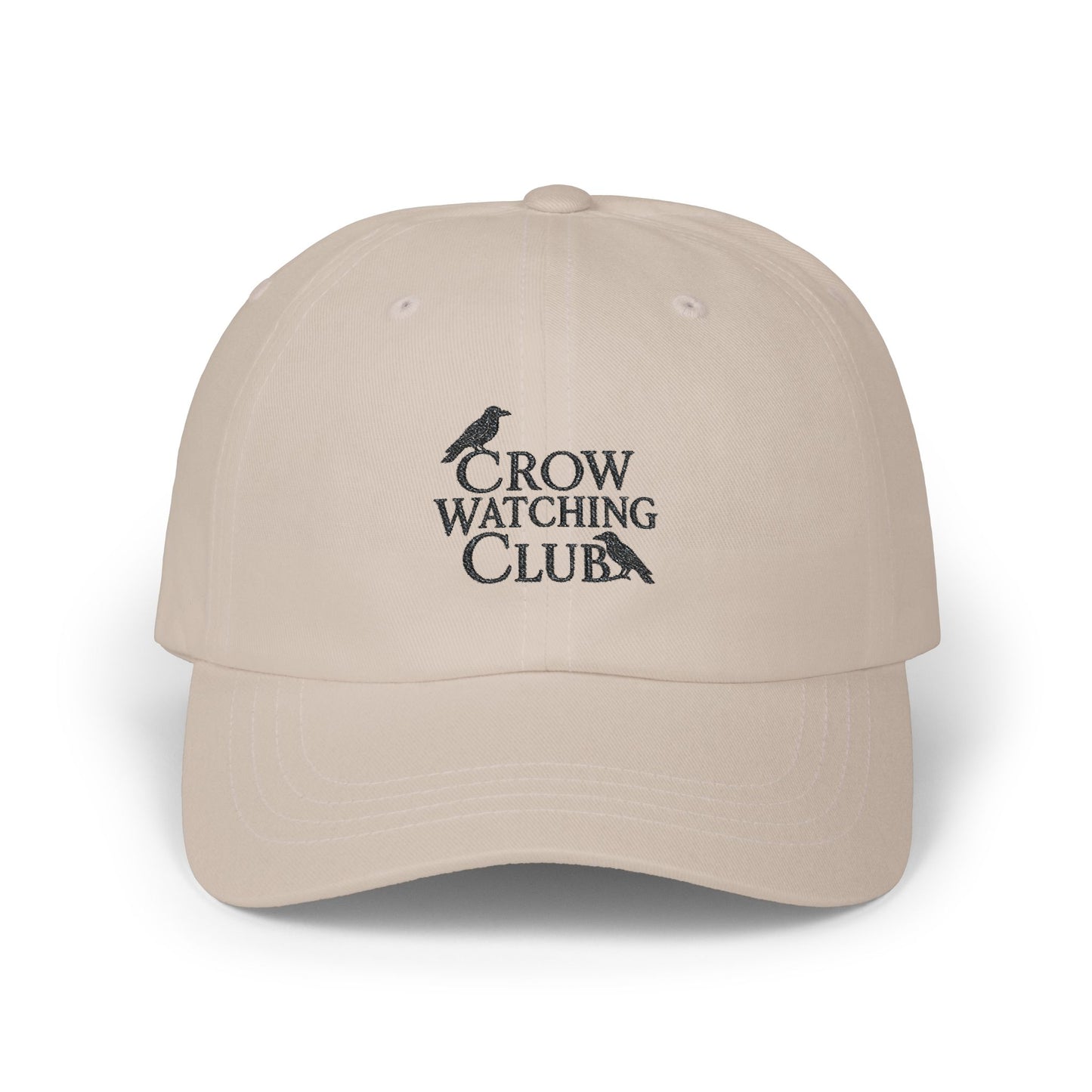 Crow Watching Club Embroidered Hat