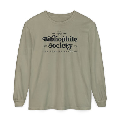 Bibliophile Society Long Sleeve Tee