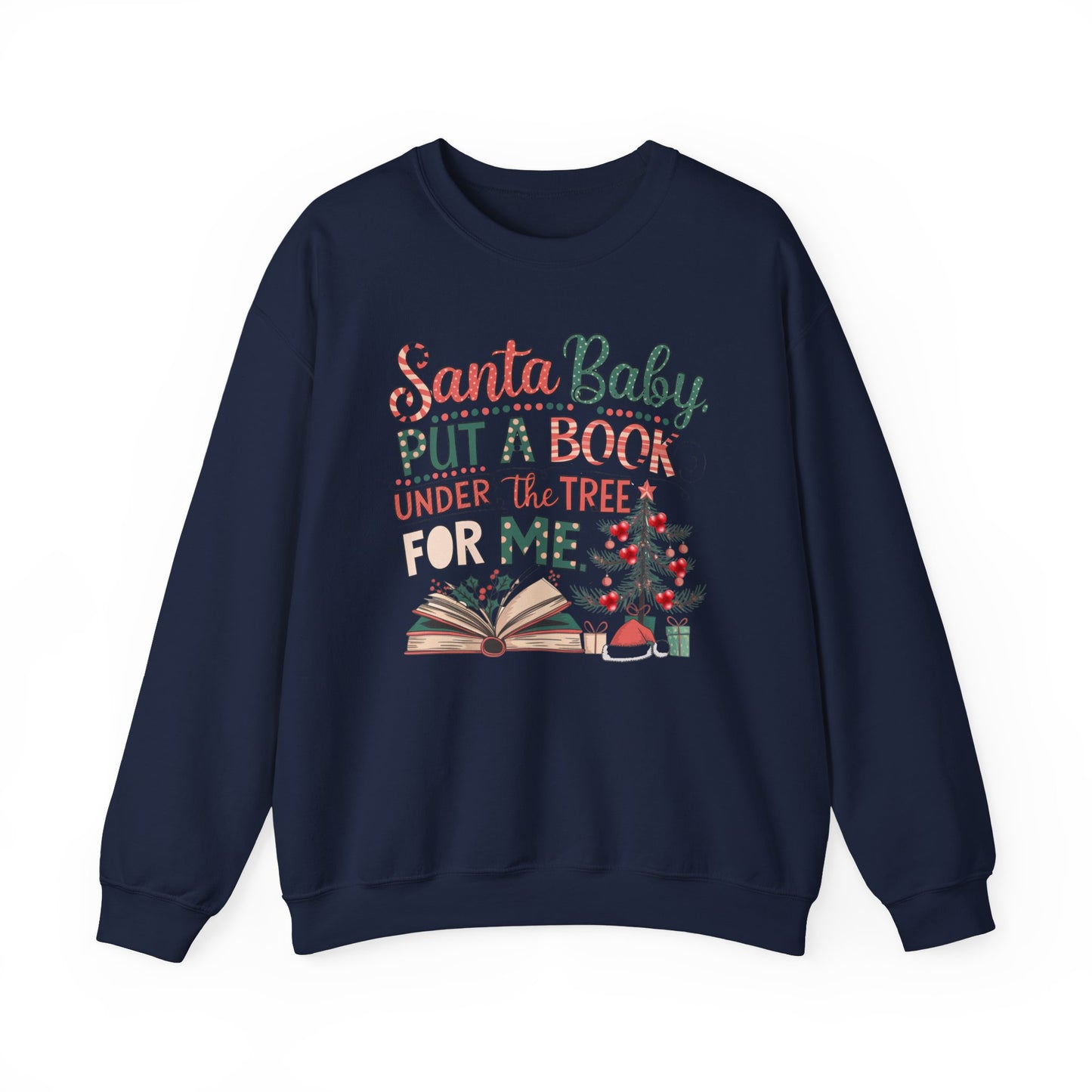 Christmas Santa Baby Book Sweatshirt