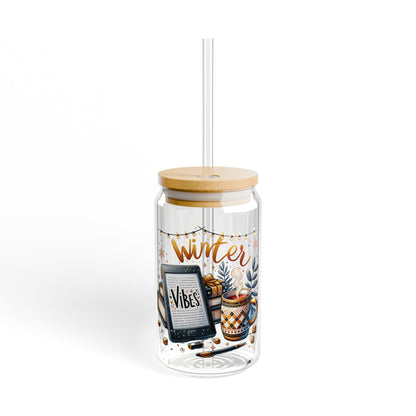 Winter Vibes Kindle Sipper Glass