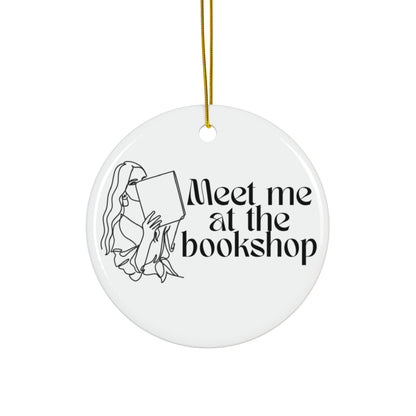 Meet Me at the Bookshop Ornament