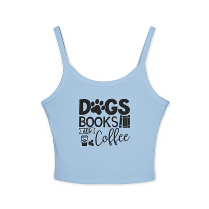 Dogs Books & Coffee Tank