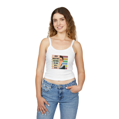 Girl With A Book Tank