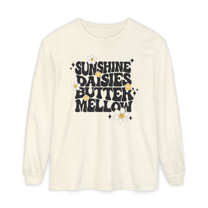 Sunshine Daisies Butter Mellow Long Sleeve Tee