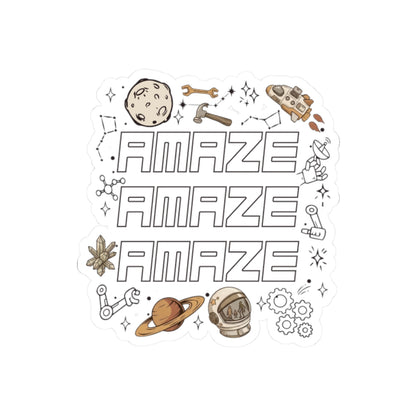 AMAZE AMAZE AMAZE Sticker