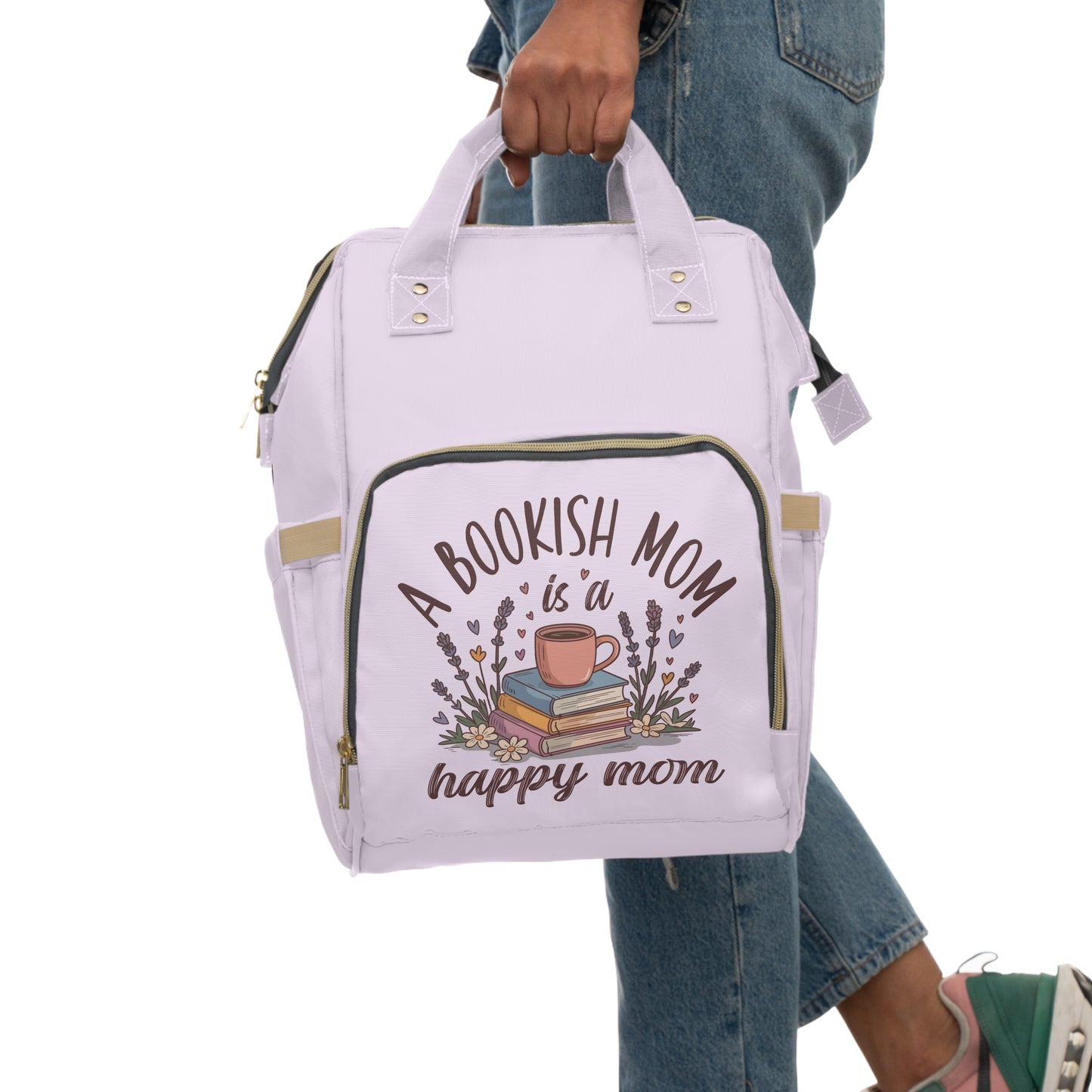 A Bookish Mom Diaper Backpack