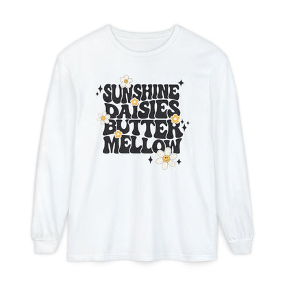 Sunshine Daisies Butter Mellow Long Sleeve Tee