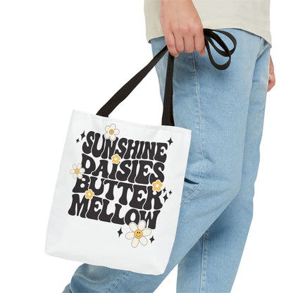Sunshine Daisies Butter Mellow Tote Bag