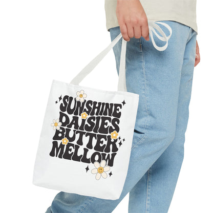 Sunshine Daisies Butter Mellow Tote Bag