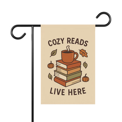 Cozy Reads Live Here Flag
