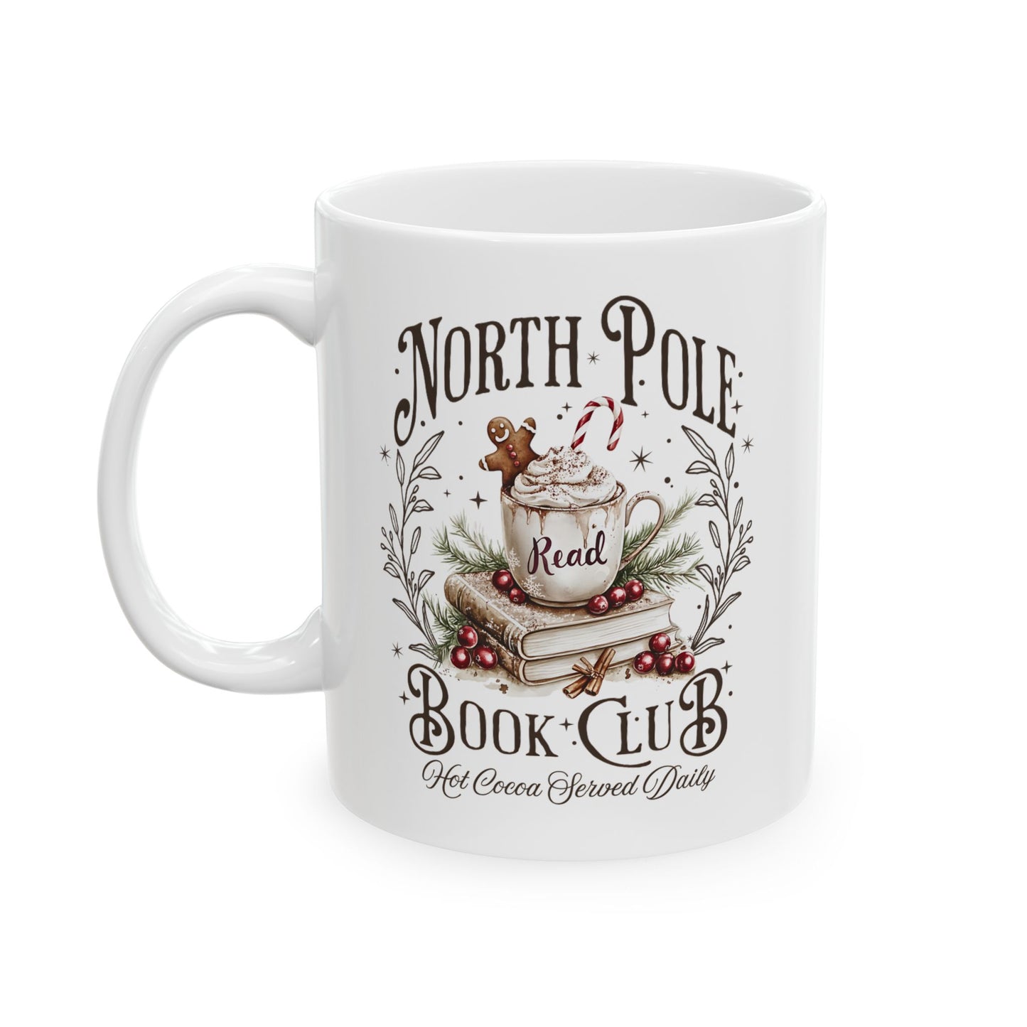 North Pole Book Club Mug