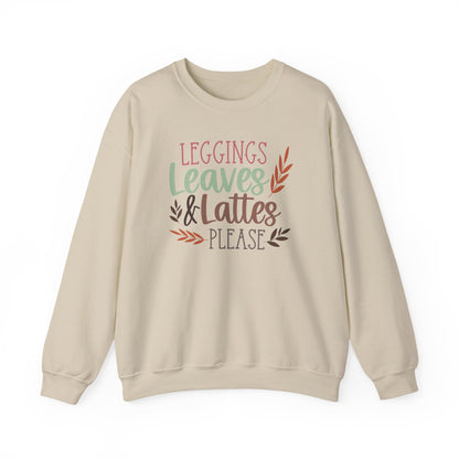 Leggings Leaves & Lattes Sweatshirt