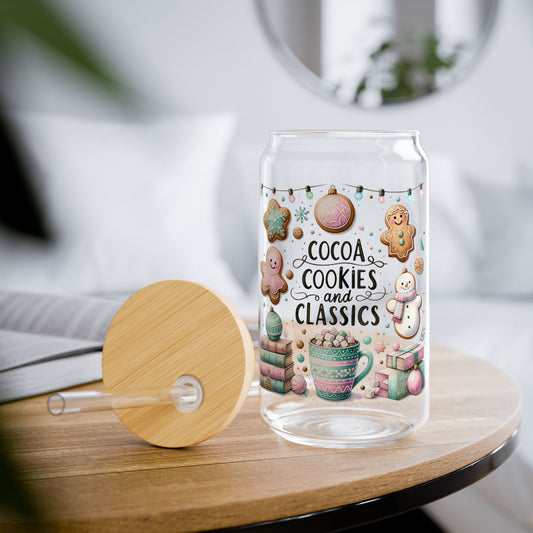 Cocoa, Cookies, and Classics Sipper Glass