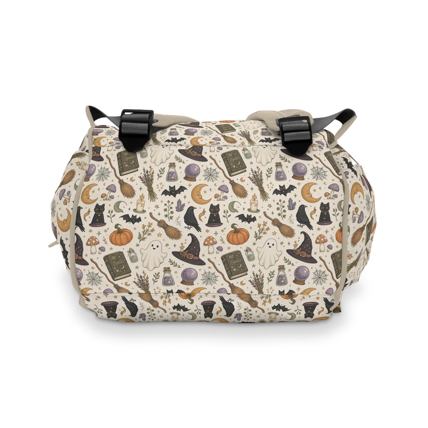 Halloween Witch Pattern Diaper Backpack
