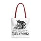 Cats & Books Tote Bag