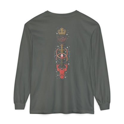Fire Breathing Bitch Queen Long Sleeve Tee