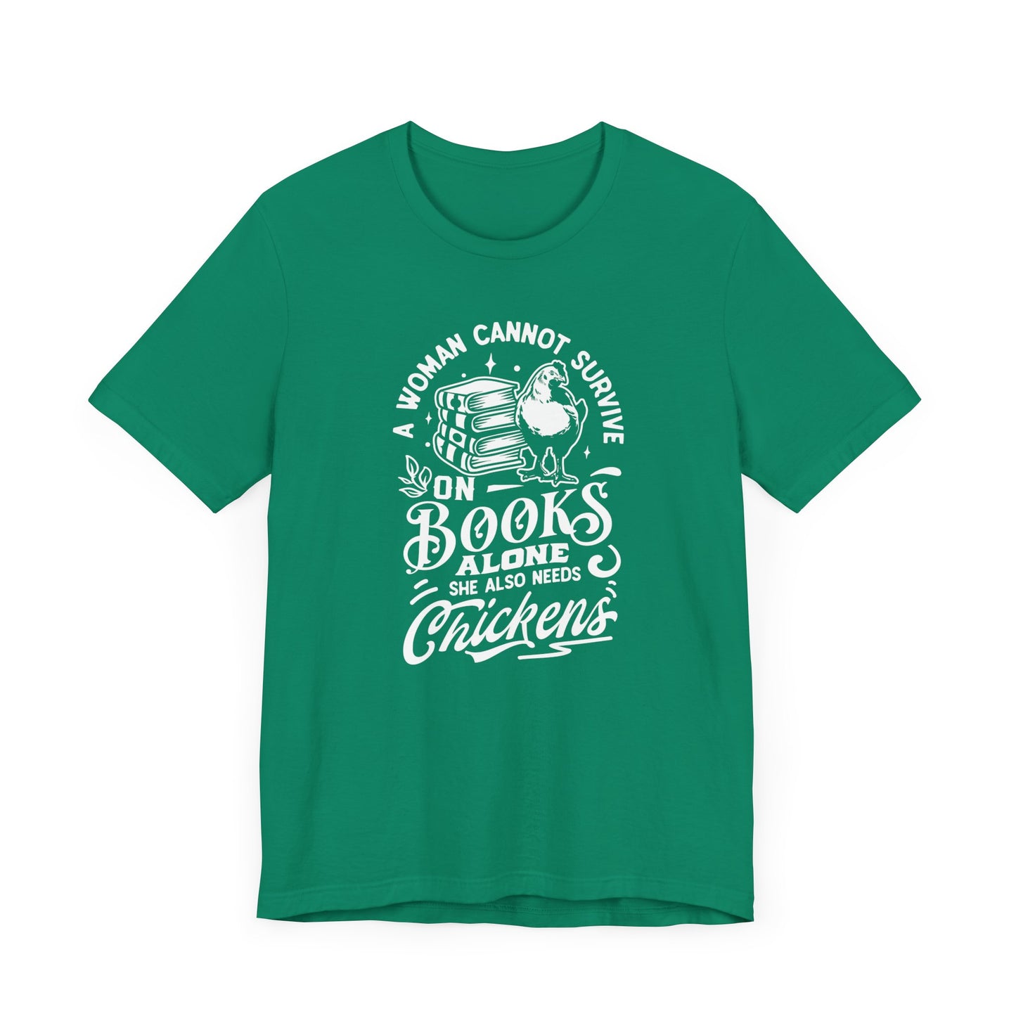 Books & Chickens Tee