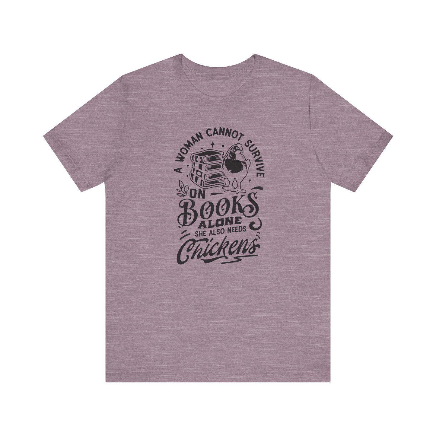 Books & Chickens Tee