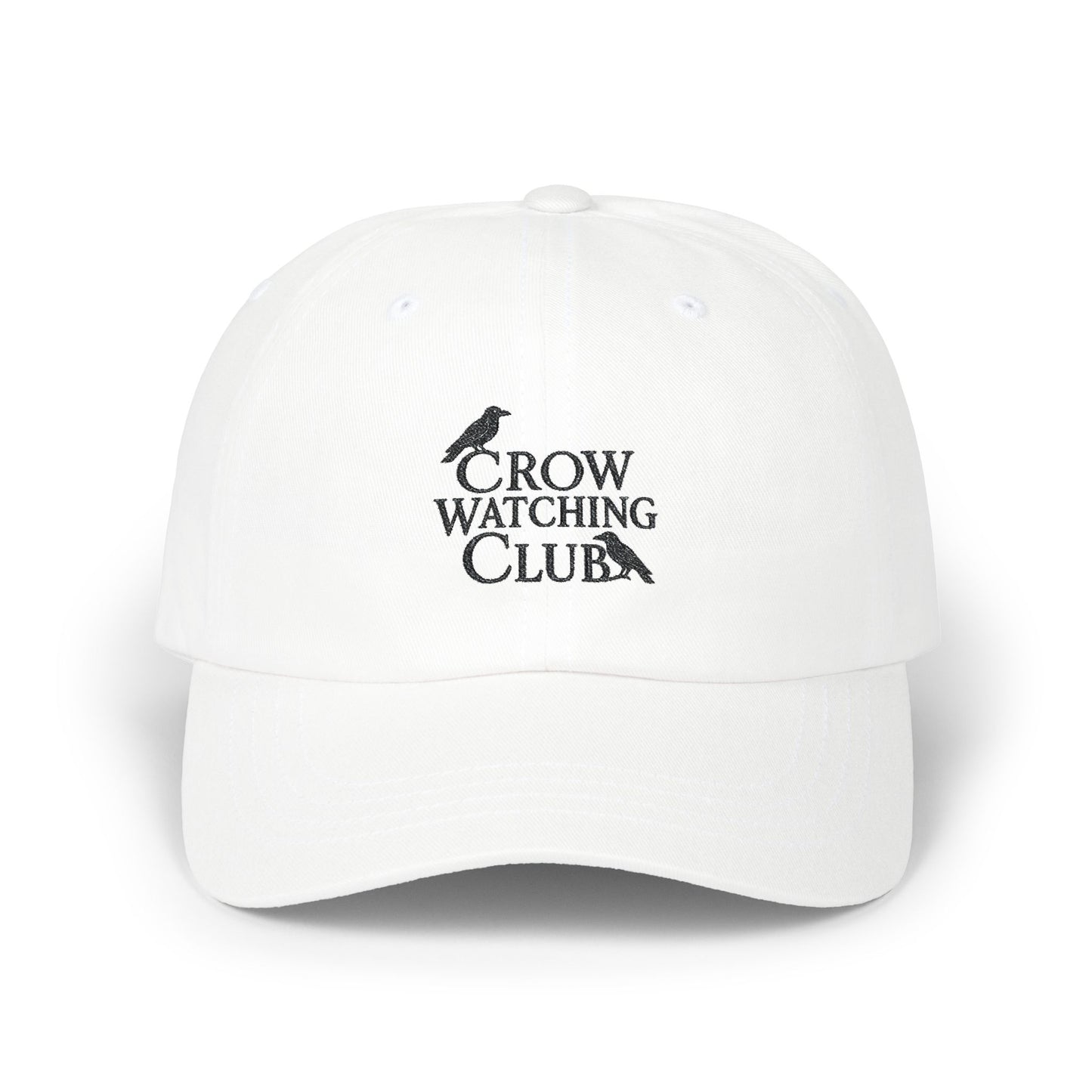 Crow Watching Club Embroidered Hat
