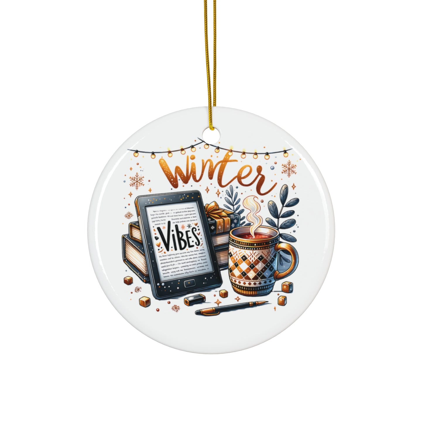 Winter Vibes Kindle Ornament