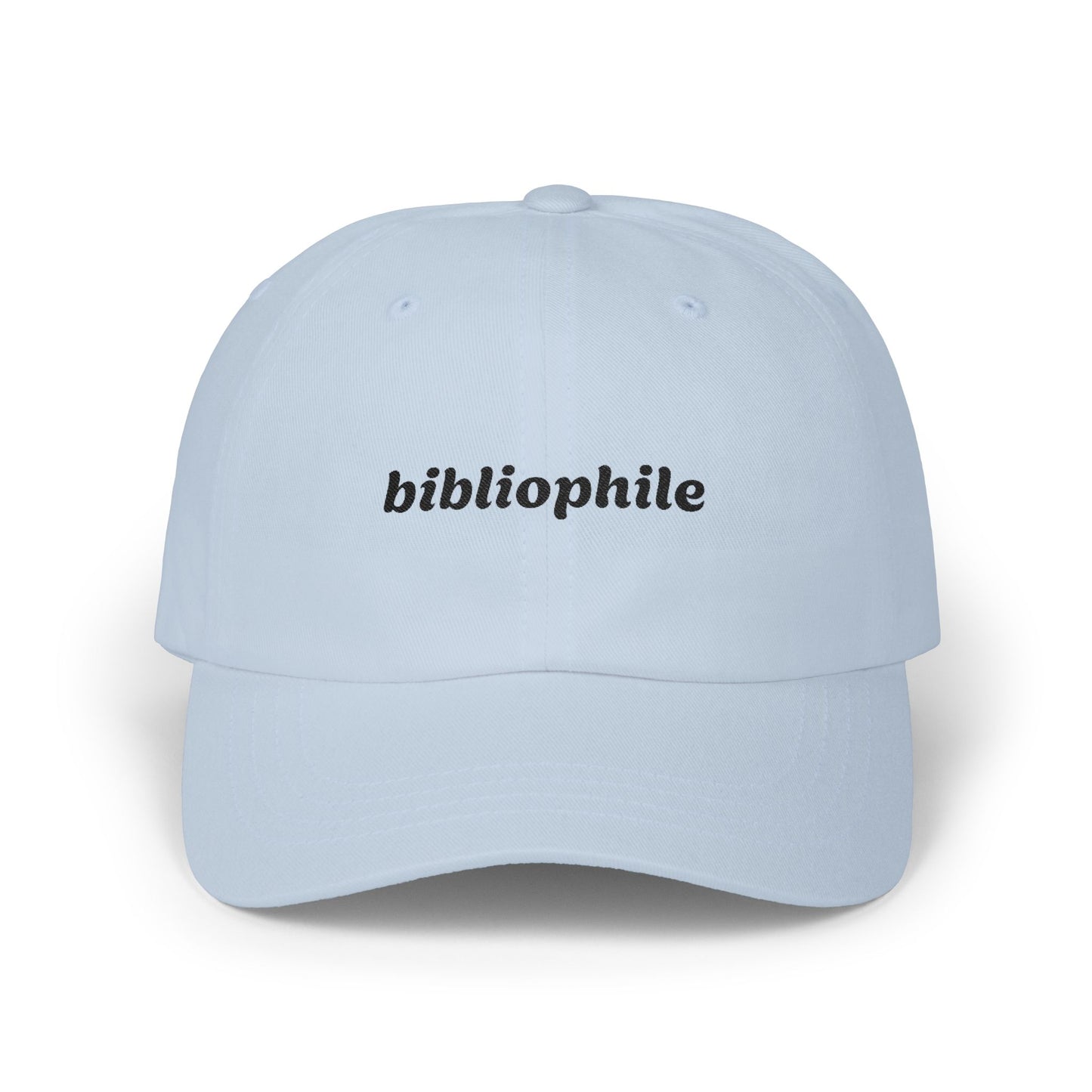Bibliophile Embroidered Cap