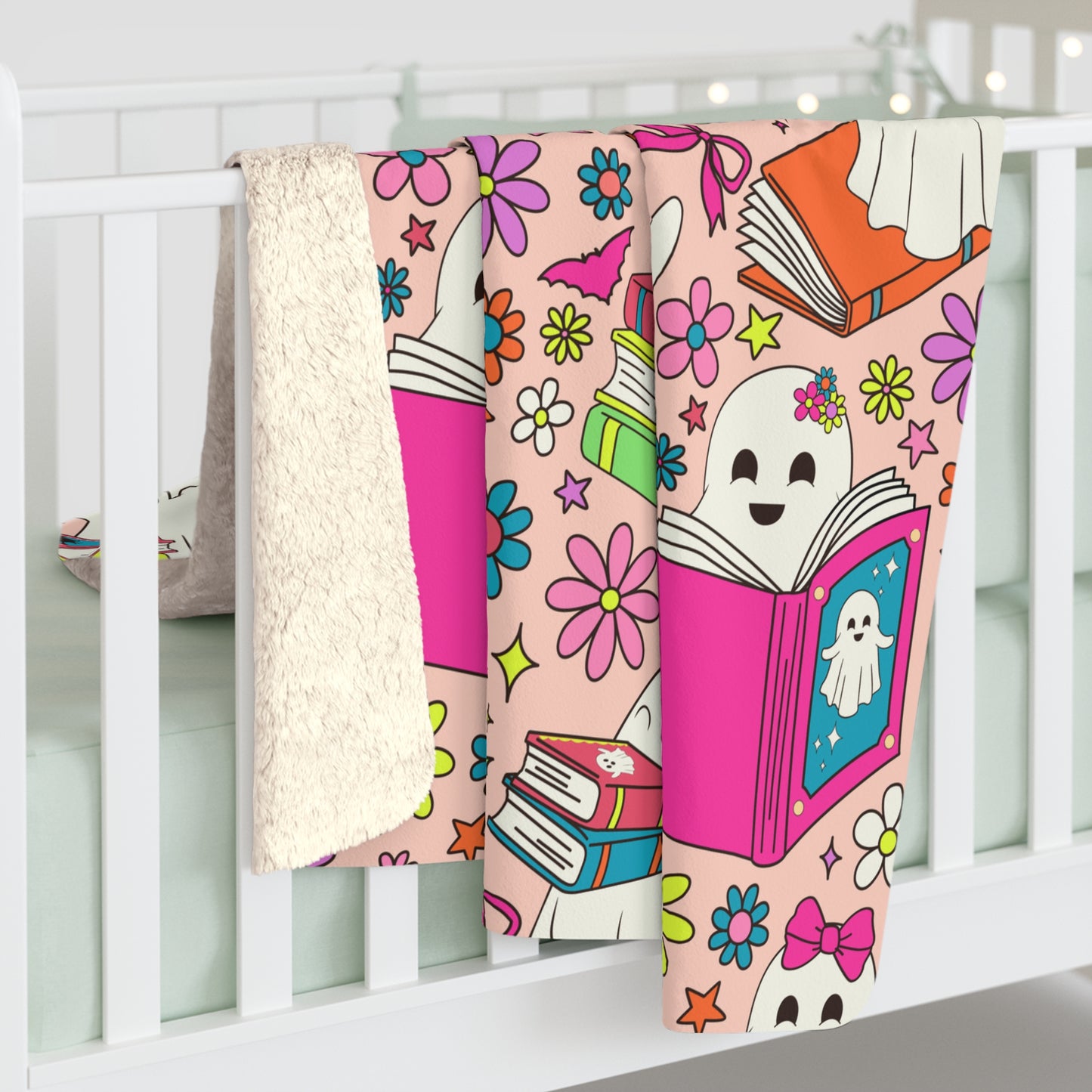 Spooky Stories Sherpa Blanket