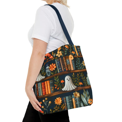Haunted Library Tote Bag