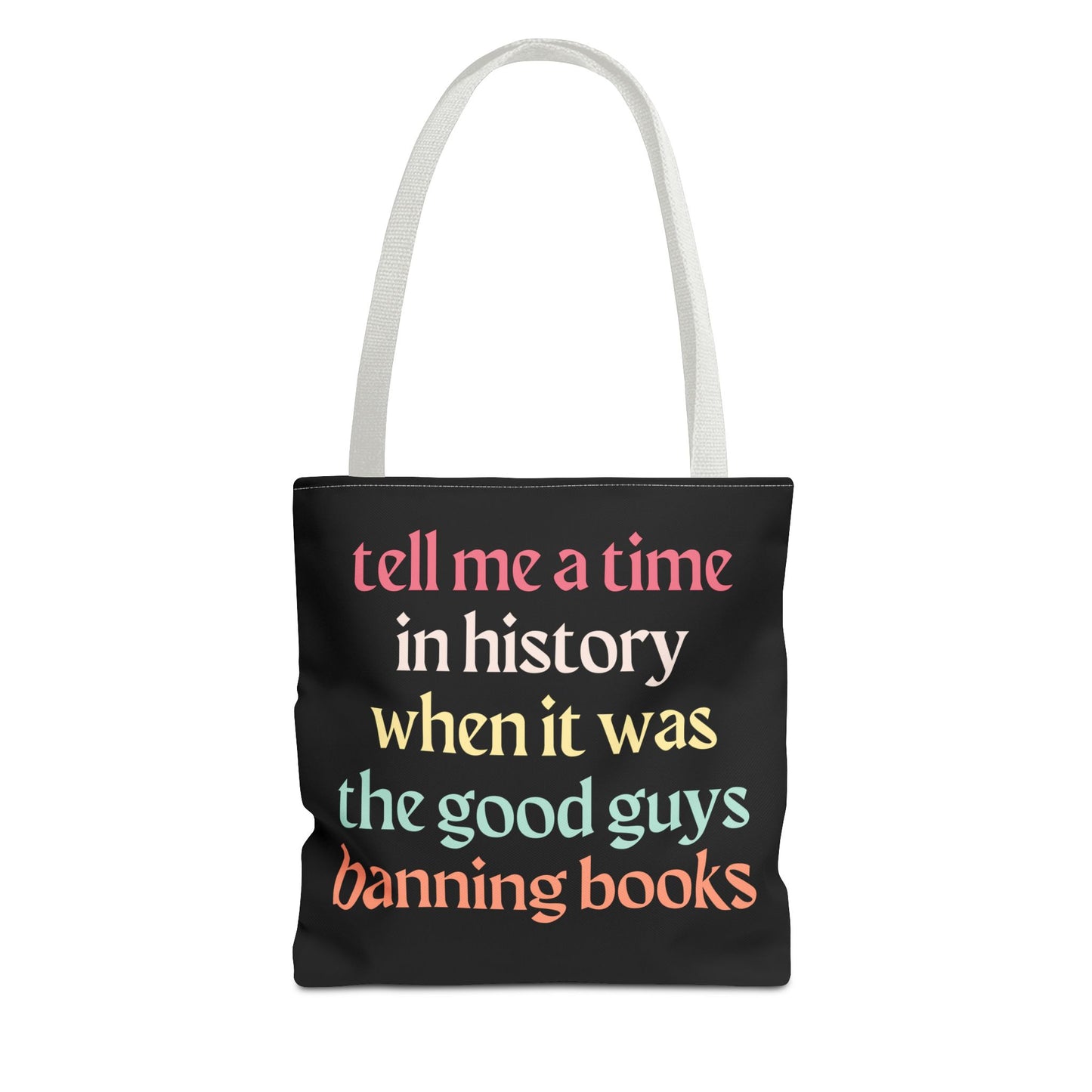 Good Guys Don't Ban Books Tote Bag