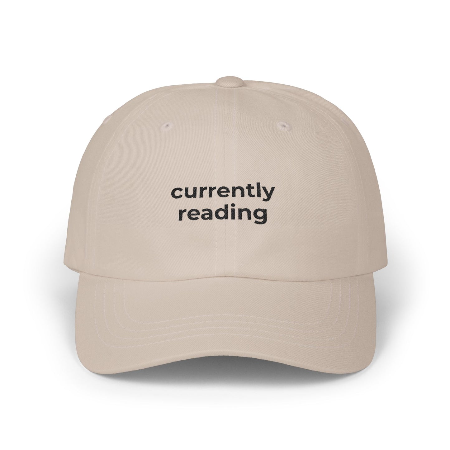 Currently Reading Embroidered Cap