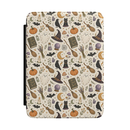 Halloween Witchy Kindle Case — Spooky Halloween Patterned E-Reader Cover