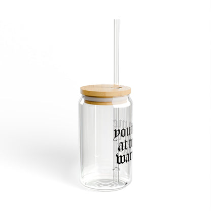 Trigger Warnings Sipper Glass