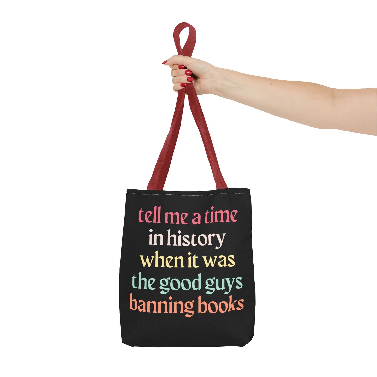 Good Guys Don't Ban Books Tote Bag